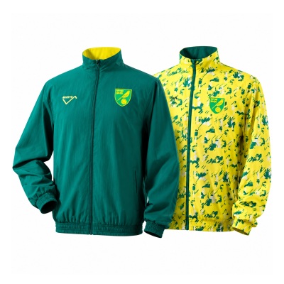Norwich City Reversible Jacket Windbreaker - Blue & Yellow
