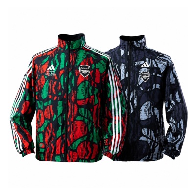 Arsenal Reversible Jacket Windbreaker - Red & Black