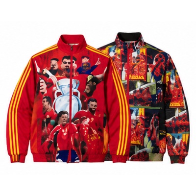 Spanish Yamal Reversible Jacket Windbreaker - Red