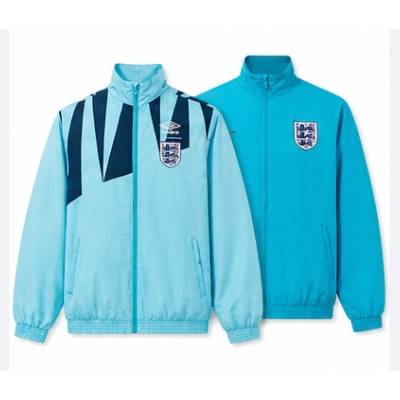 England Reversible Jacket Windbreaker - Light Blue Sizes