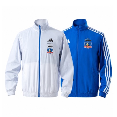 Colo Colo Reversible Jacket Windbreaker - White & Blue