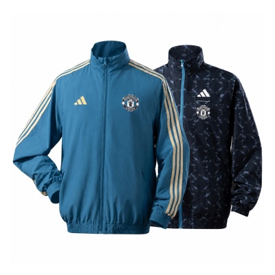 M-U Reversible Jacket Windbreaker - Blue&Black