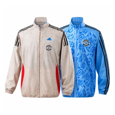 M-U Reversible Jacket Windbreaker - Beige&Blue