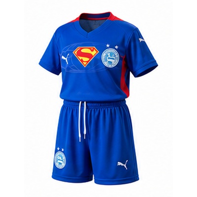 Bahia 25/26 Kids kit Superman Edition - Blue & Red Jersey SIZE：