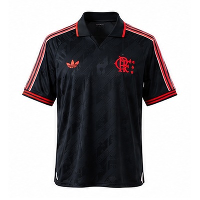 Flamengo 25/26 Lifestyler Retro - Black Jersey