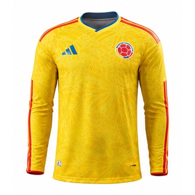 Colombia 2026 Home Long-Sleeve Player Version Jersey