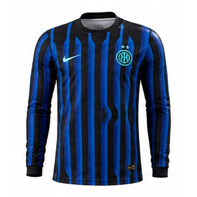 Inter Milan 25/26 Home Long-Sleeve Player Version Jersey