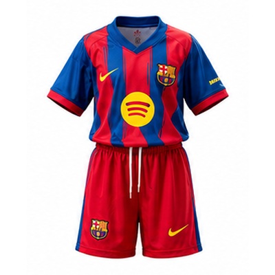 Barcelona 25/26 Fourth Away Kids Kit Jersey
