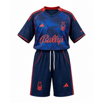 Nottingham Forest 25/26 Third Away Kids Kit Jersey