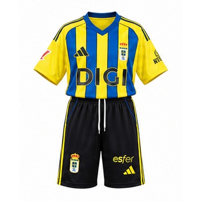 Real Oviedo 25/26 Away Kids Kit Jersey
