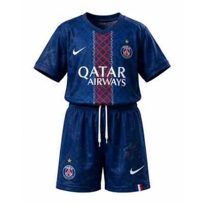 PSG 25/26 Home (Champion Edition) Kids Kit Jersey