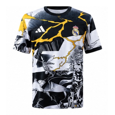 Real Madrid 25/26 Avengers - Pre-Match (Black and White) Jersey
