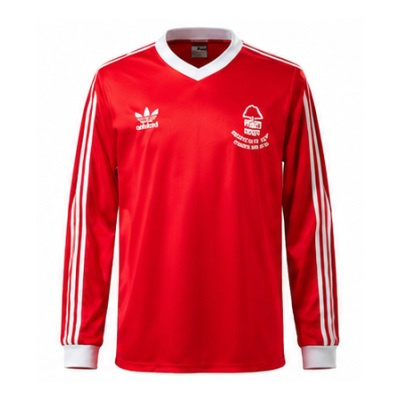 Nottingham Forest 77/80 Home Long-Sleeve Retro Jersey