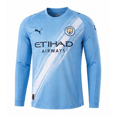 Manchester City 25/26 Home Long-Sleeve Player Version Jerseys