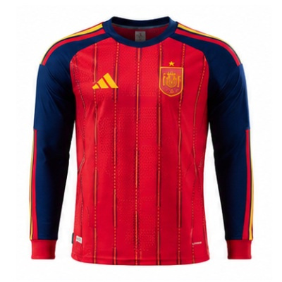 Spain 2026 Home Long-Sleeve Player Version Jerseys