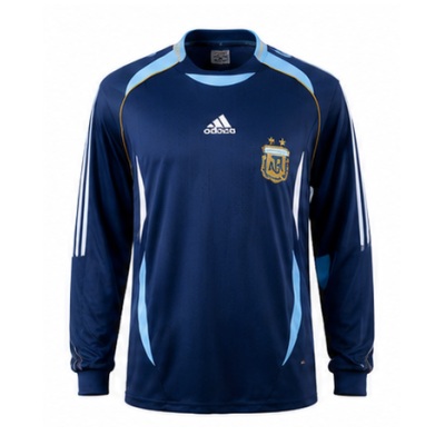 Argentina 2006 Away Long-Sleeved Retro Jersey