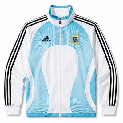 Argentina 05/06 Retro Windbreaker - White & Blue