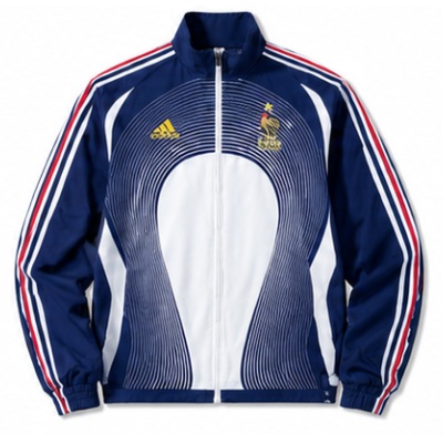 France 05/06 Retro Windbreaker - White & Blue