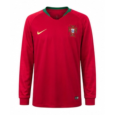 Portugal 2018 Home Long-Sleeved Retro Jersey