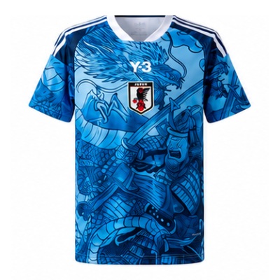 Japan 25/26 Samurai and Blue Dragon Pattern Jersey