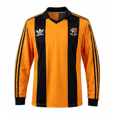 Hull City 81/82 Home Long-Sleeve Retro Jersey