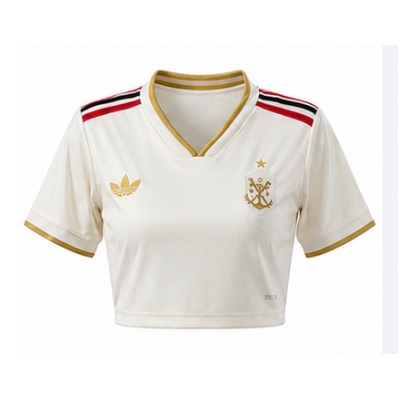 Flamengo 2526 Third Away Women's crop top style