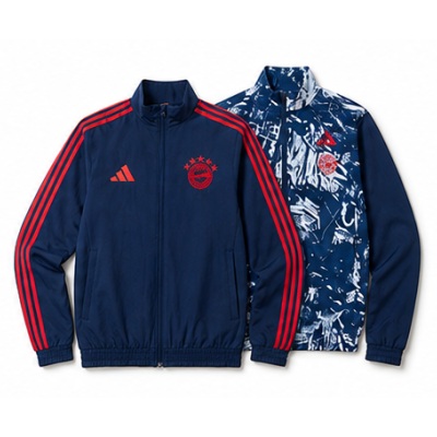 Bayern Munich 25/26 Reversible Jacket Windbreaker - Navy Blue