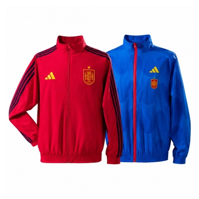 Spain 2026 Reversible Jacket Windbreaker - Red & Blue