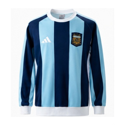 Argentina 25/26 Long-sleeved Sweatshirt - Dark Blue & Light Blue