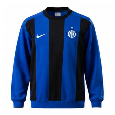 Inter Milan 25/26 Long-sleeved Sweatshirt - Dark Blue & Black