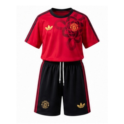 M-U 25/26 Cultural Story - Red Kids Kit Jersey