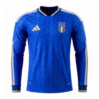 Italy 2026 Home Player Version Long-Sleeve Jersey