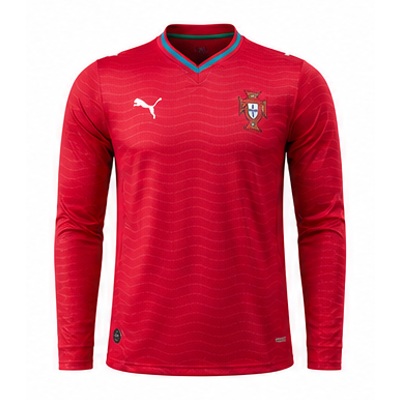 Portugal 2026 Home Player Version Long-Sleeve Jersey