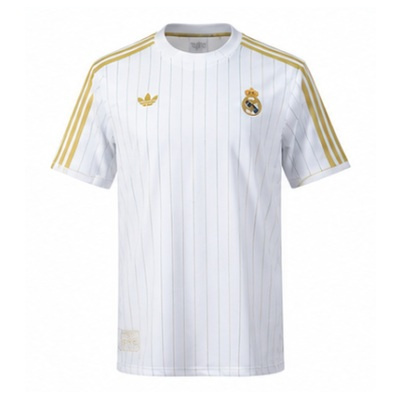 Real Madrid Terrace Icons T-Shirt White Gold