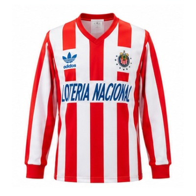 Chivas de Guadalajara 91/92 Home Long-sleeved Retro Jersey