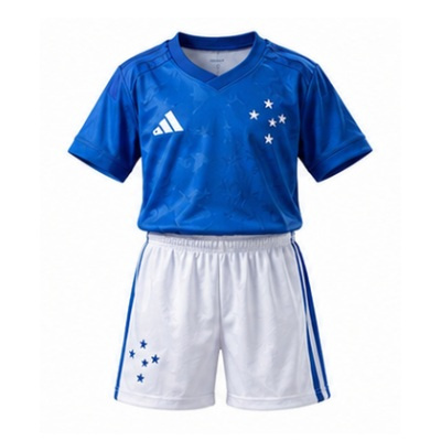 Cruzeiro 26/7 Home kids kit Jersey