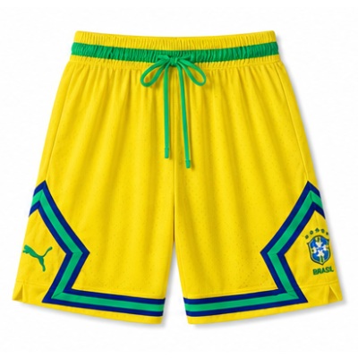 Brazil 2026 Basketball Shorts Yellow