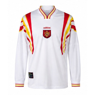 Spain 1996 Away Retro Long Sleeve Jersey