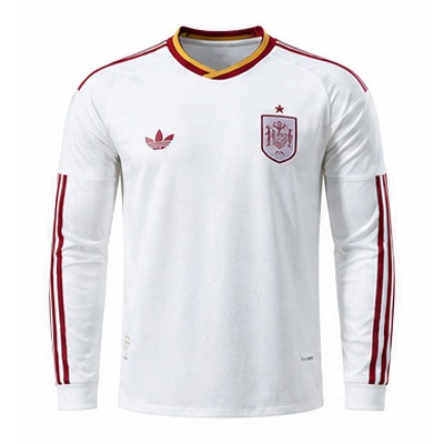 Spain 2026 Away Player Version Long Sleeve Jersey