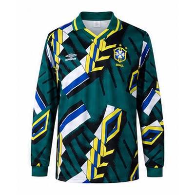 Brazil 96/97 Goalkeeper Retro Long Sleeve Jersey