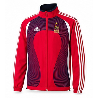 France 2006 Training Windbreaker - Red