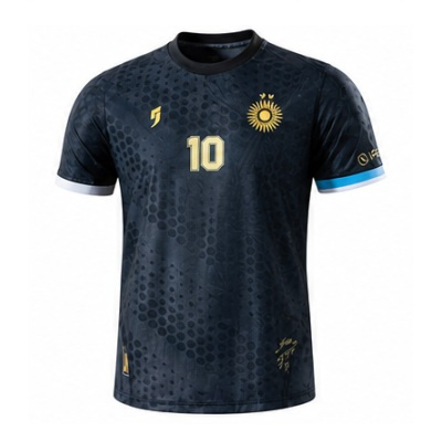 Argentina Maradona #10 Special Edition-Black Player Version Jersey