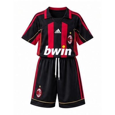 AC Milan 06/07 Home Retro Kids Kit Jersey