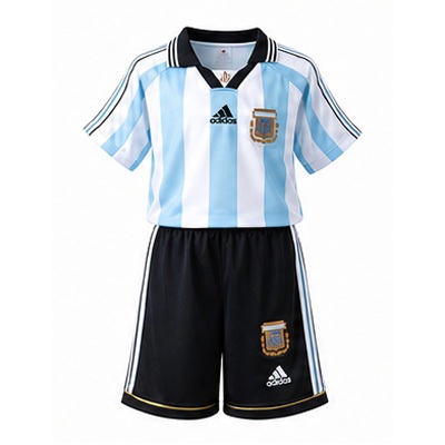 Argentina 1998 Home Retro Kids Kit Jersey