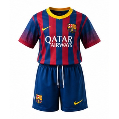 Barcelona 13/14 Home Retro Kids Kit Jersey