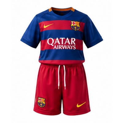 Barcelona 15/16 Home Retro Kids Kit Jersey