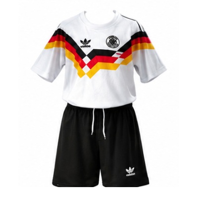 Germany 1990 Home Retro Kids Kit Jersey