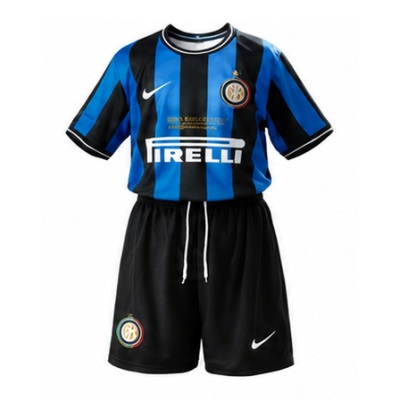 Inter Milan 09/10 Home (UEFA Champions League) Retro Kids Kit Jersey