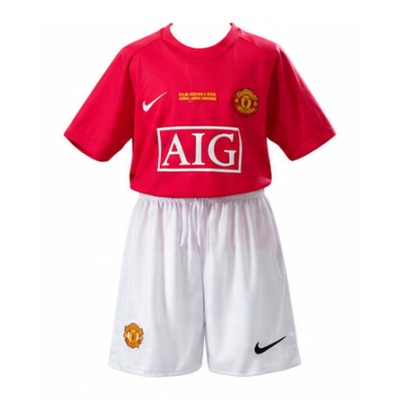 M-U 07/08 Home Retro Kids Kit Jersey