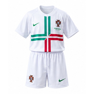 Portugal 2012 Away Retro Kids Kit Jersey